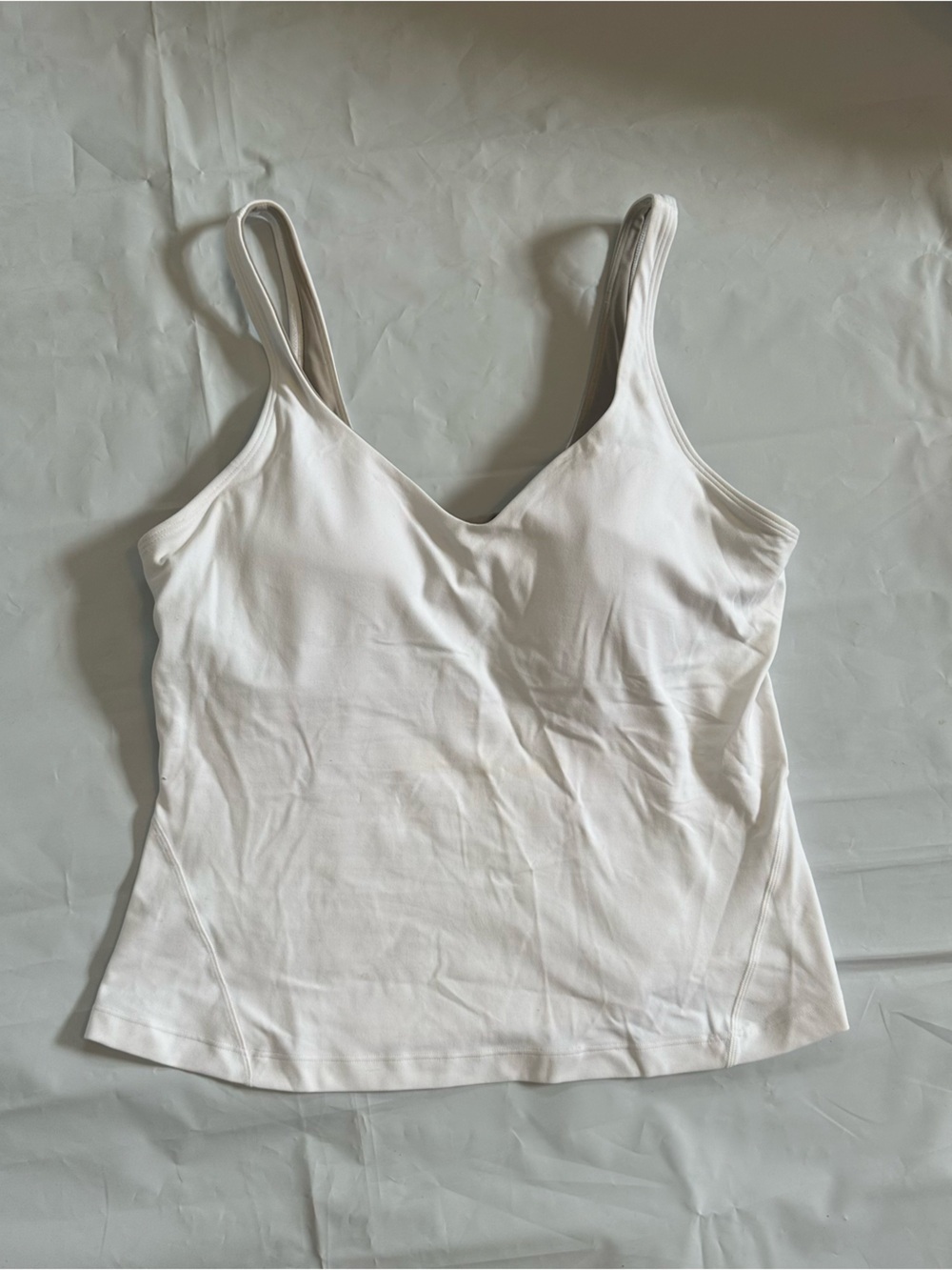 🤍✨ White Lululemon Align Waist-Length Tank Top – Women’s ✨🤍